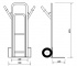 Двухколесная тележка грузовая модель ТД-4 (Евробармен). фото 2