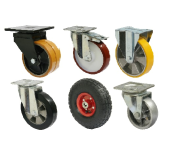 Колеса для тачок і візків, конструкція і особливості застосування