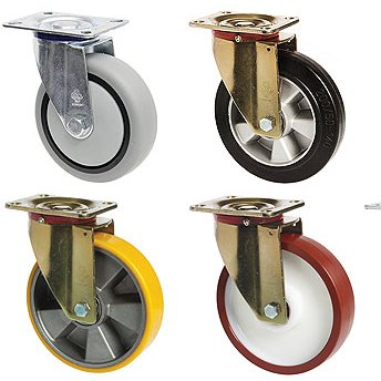 Колеса для тележек с доставкой по всей Украине: Киев, Днепропетровск, Харьков, Одесса и другие города