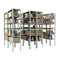 Поличкові стелажі