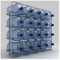 Стеллажи для бутылей с водой