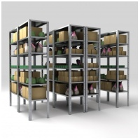 Полочные стеллажи легкие