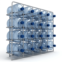 Стелажі для бутлів з водою