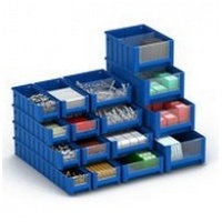 Полочные контейнеры c перегородками