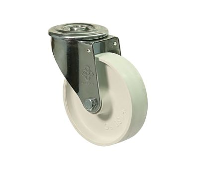 Колесо с поворотной опорой и отверстием 