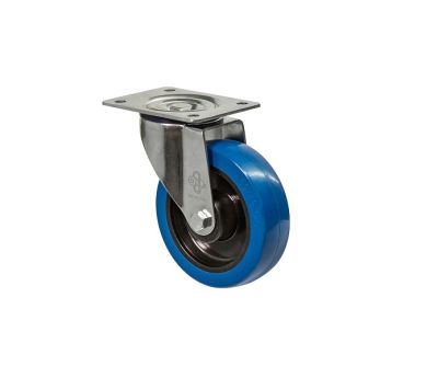 Колесо с поворотной опорой и крепежной площадкой