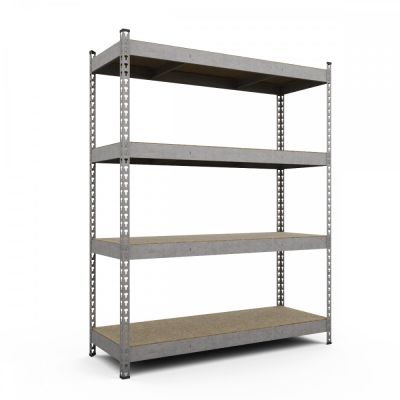 Стеллаж металлический оцинкованный Титан ДСП