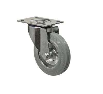 Колесо с поворотной опорой и крепежной площадкой