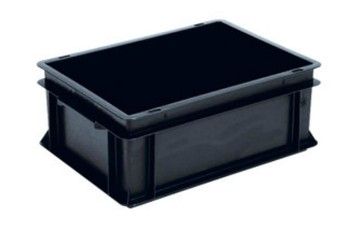 Евроконтейнер антистатический 400х300х145 мм "RAKO ESD"