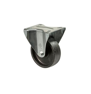 Колесо термостойкое неповоротное с площадкой