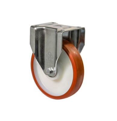 Колесо увеличенной прочности с неповоротной опорой и площадкой "Medium"