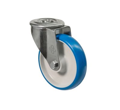 Колесо с поворотной опорой и отверстием