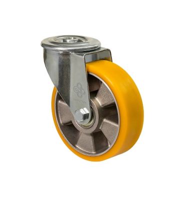 Колесо с поворотной опорой и крепежным отверстием "Norma"