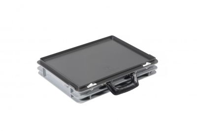 Пластиковый кейс с усиленной ручкой 400х300х80 мм
