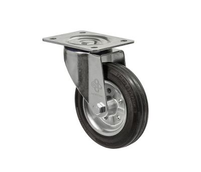 Колесо с поворотной опорой и крепежной площадкой