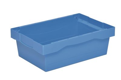 Пластиковый трапециевидный контейнер 600х400х220 мм без крышки