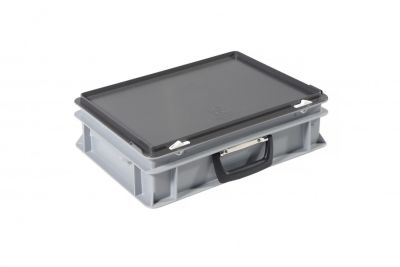 Пластиковый кейс с одной ручкой 400х300х135 мм