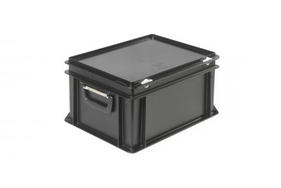Пластиковый кейс антистатический с двумя ручками 400х300х235 мм