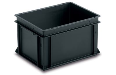 Евроконтейнер антистатический 400х300х325 мм "RAKO ESD"