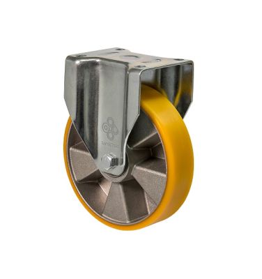 Колесо увеличенной прочности с неповоротной опорой и площадкой "Medium"