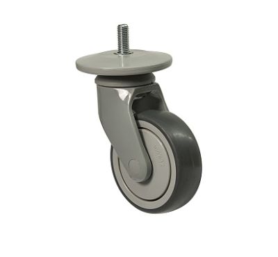 Колесо поворотное со стержнем с резьбой