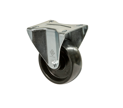 Колесо термостойкое неповоротное с площадкой