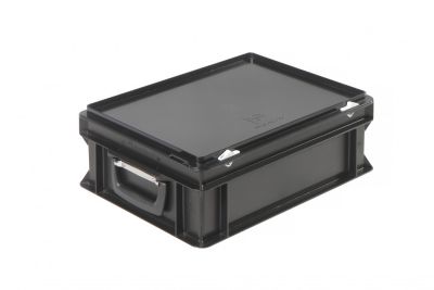 Пластиковый кейс антистатический с двумя ручками 400х300х160 мм