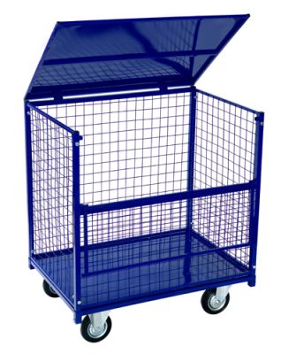 Тележка сетчатая платформенная с крышкой. Модель ТС-5