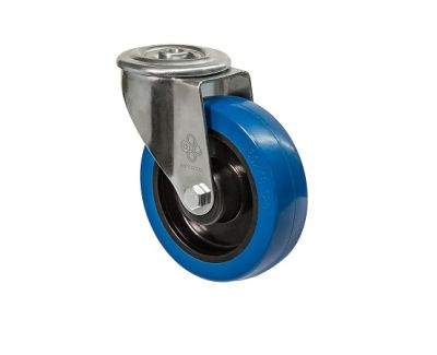 Колесо с поворотной опорой и отверстием