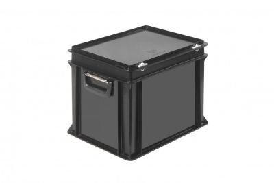 Пластиковый кейс антистатический с двумя ручками 400х300х340 мм