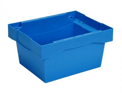 Пластиковый трапециевидный контейнер 400х300х200 мм без крышки