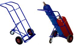 Тележка для кислородного и газового баллонов. Модель ТБ-3