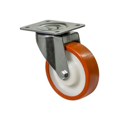 Колесо с поворотной опорой и крепежной площадкой "Norma"