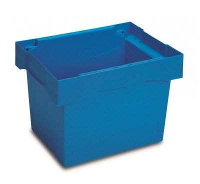 Пластиковый трапециевидный контейнер 400х300х300 мм без крышки