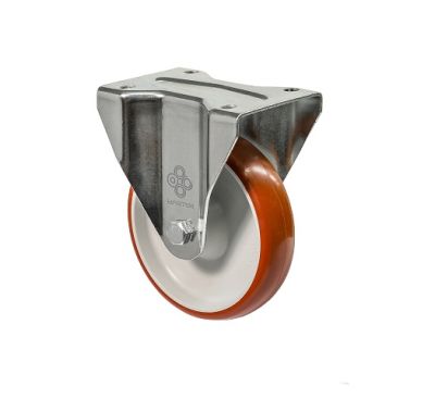 Колесо с неповоротной опорой и площадкой 