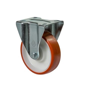 Колесо с неповоротной опорой и площадкой