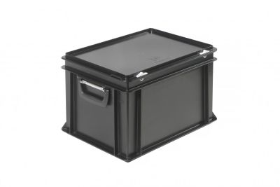 Пластиковий кейс антистатический з двома ручками 400х300х290 мм