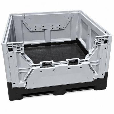 Контейнер великогабаритний розкладний 1200×1000×800 мм, 680 л на 2 полозах