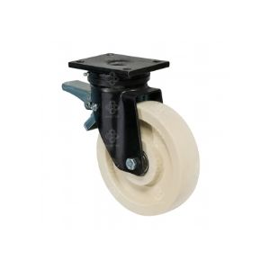 Колесо поворотное с тормозом для тяжелых грузов 