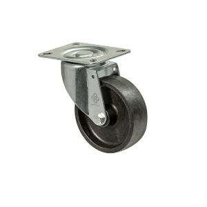 Колесо термостойкое поворотное с площадкой