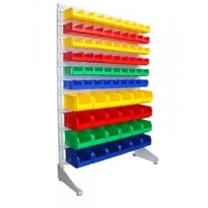 Стеллаж для пластиковых ящиков h=1500 мм односторонний