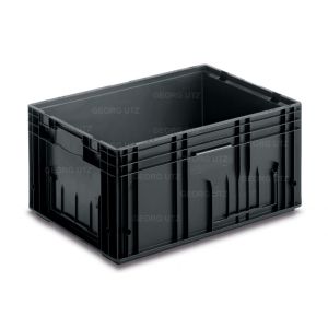 Пластиковый контейнер антистатический 600х400х280 мм "KLT ESD"