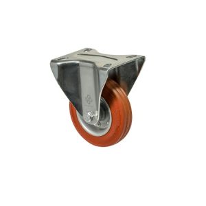 Колесо термостойкое неповоротное с площадкой 