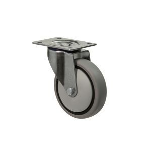 Колесо поворотное с крепежной площадкой