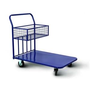 Тележка сетчатая платформенная с корзиной. Модель ТС-8